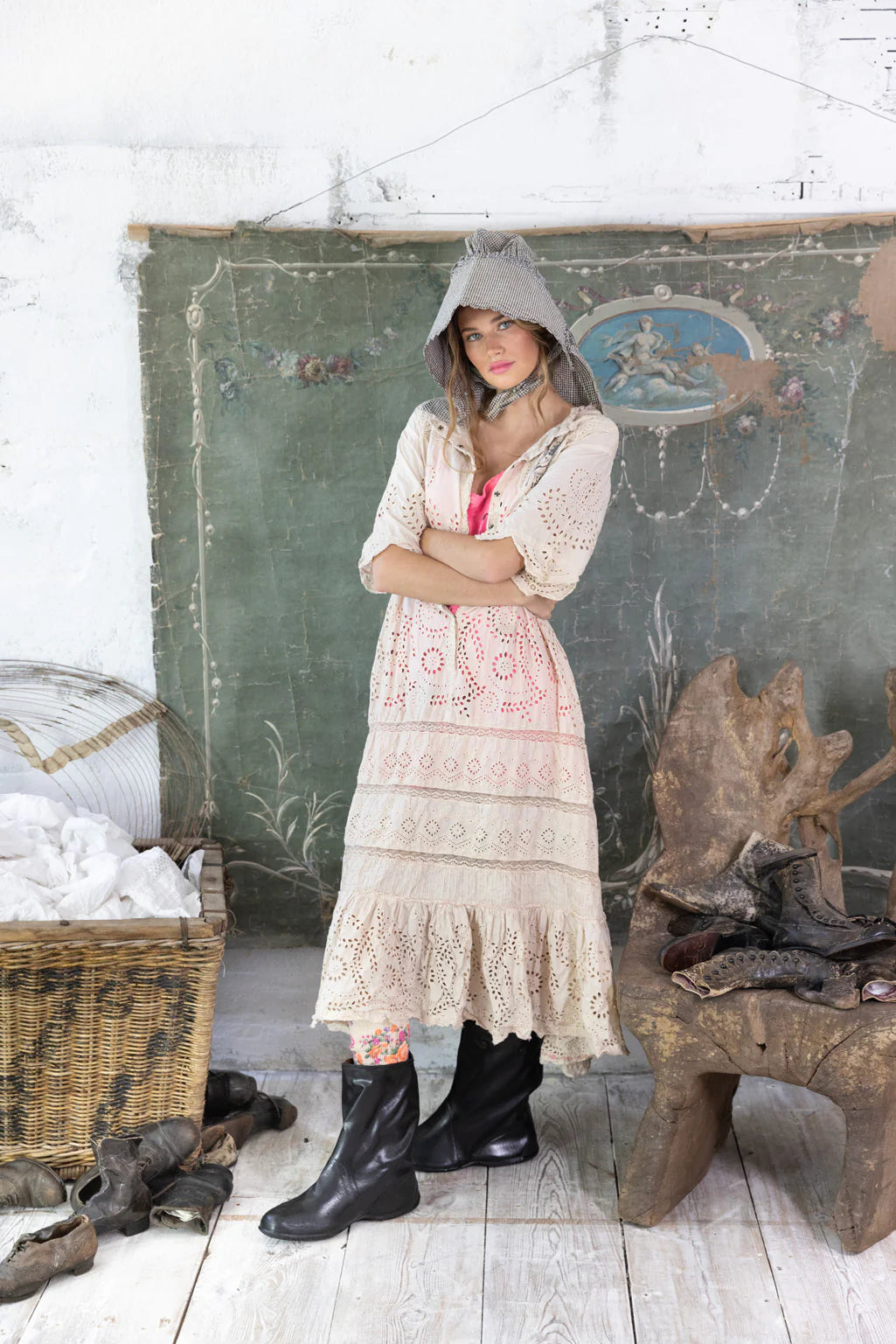 Eyelet Heeren Dress by Magnolia Pearl