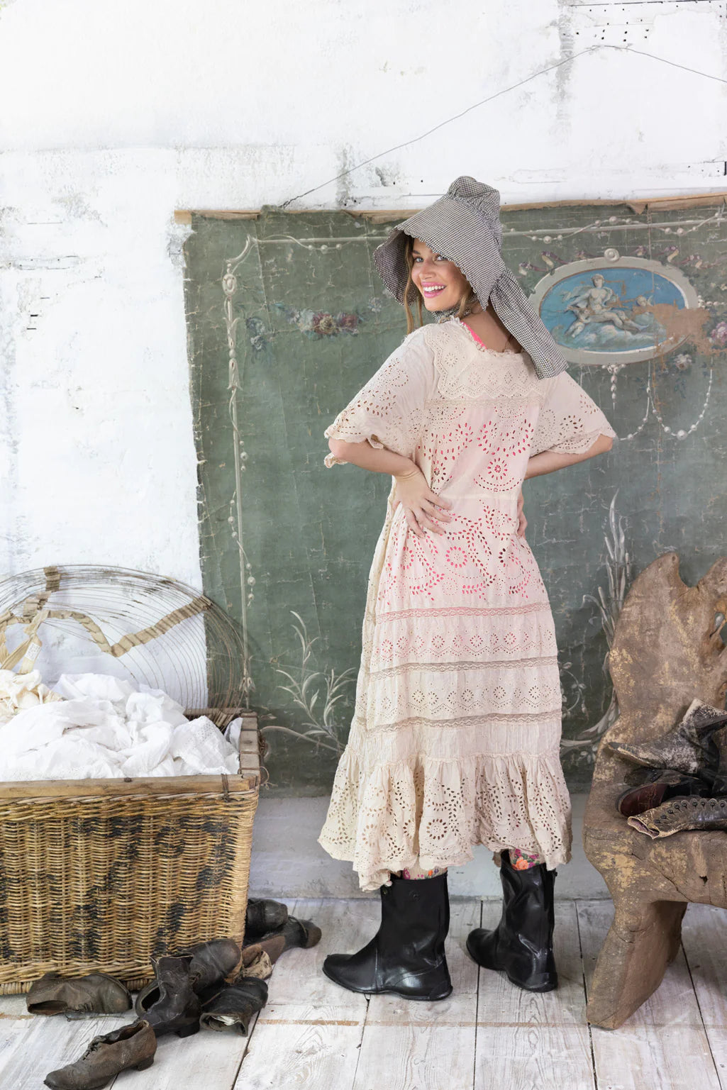 Eyelet Heeren Dress by Magnolia Pearl
