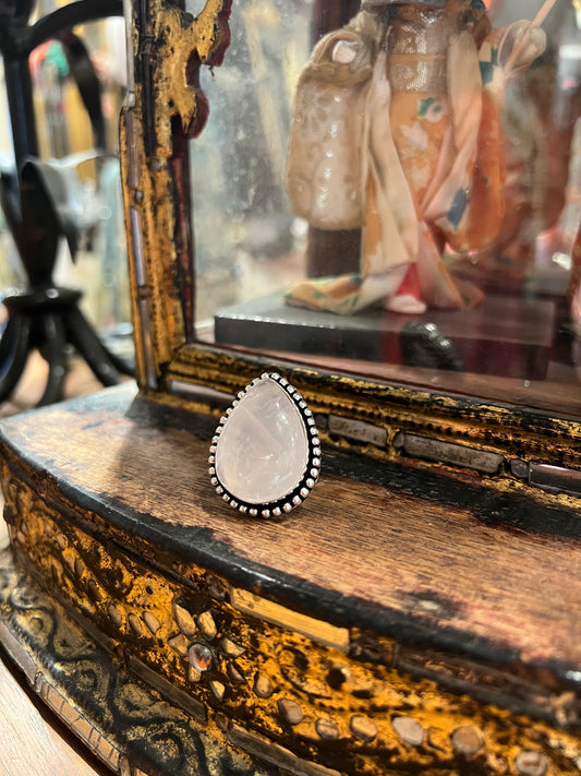 Pink Quartz Ring