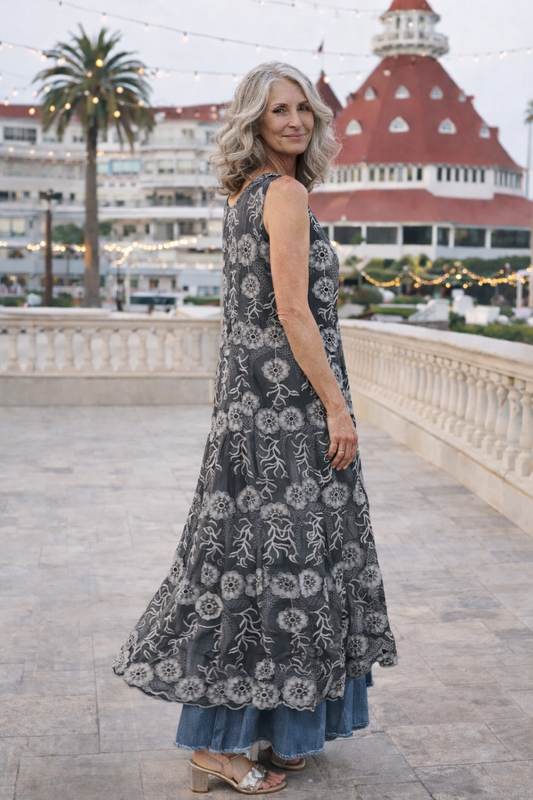 Garden Dress in Smoke