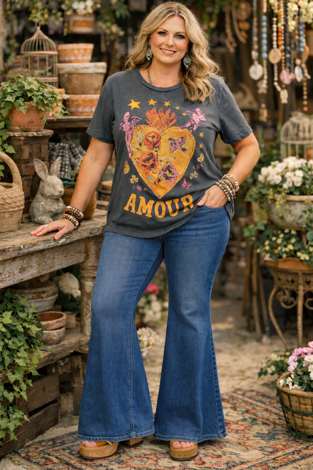 Sacred Heart Amour T Shirt Plus