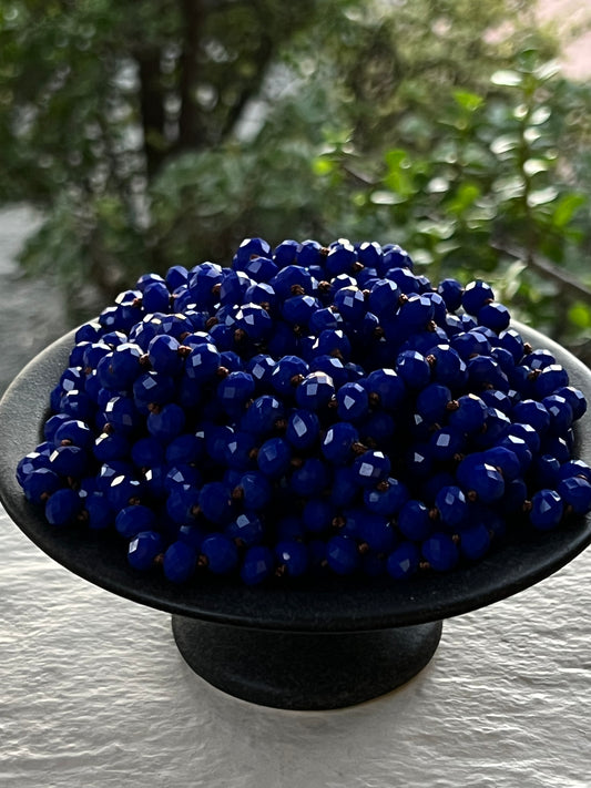 Crystal Strand in Lapis Blue