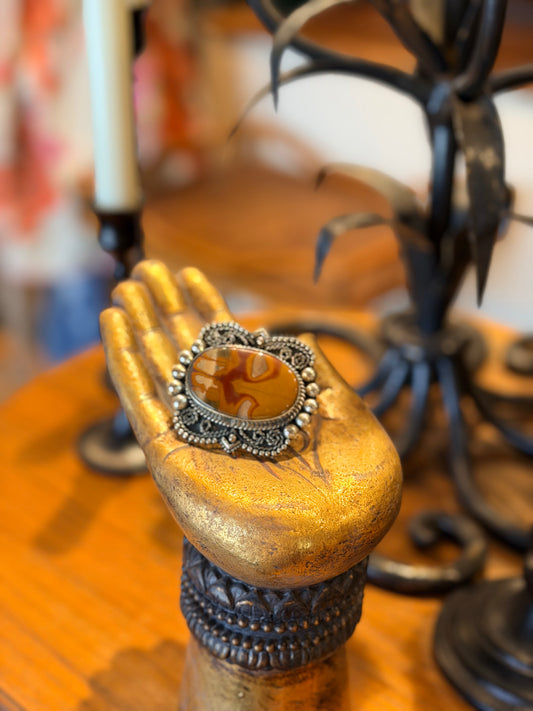 sedona
ring
chateau bel age
agate ring
adjustable ring