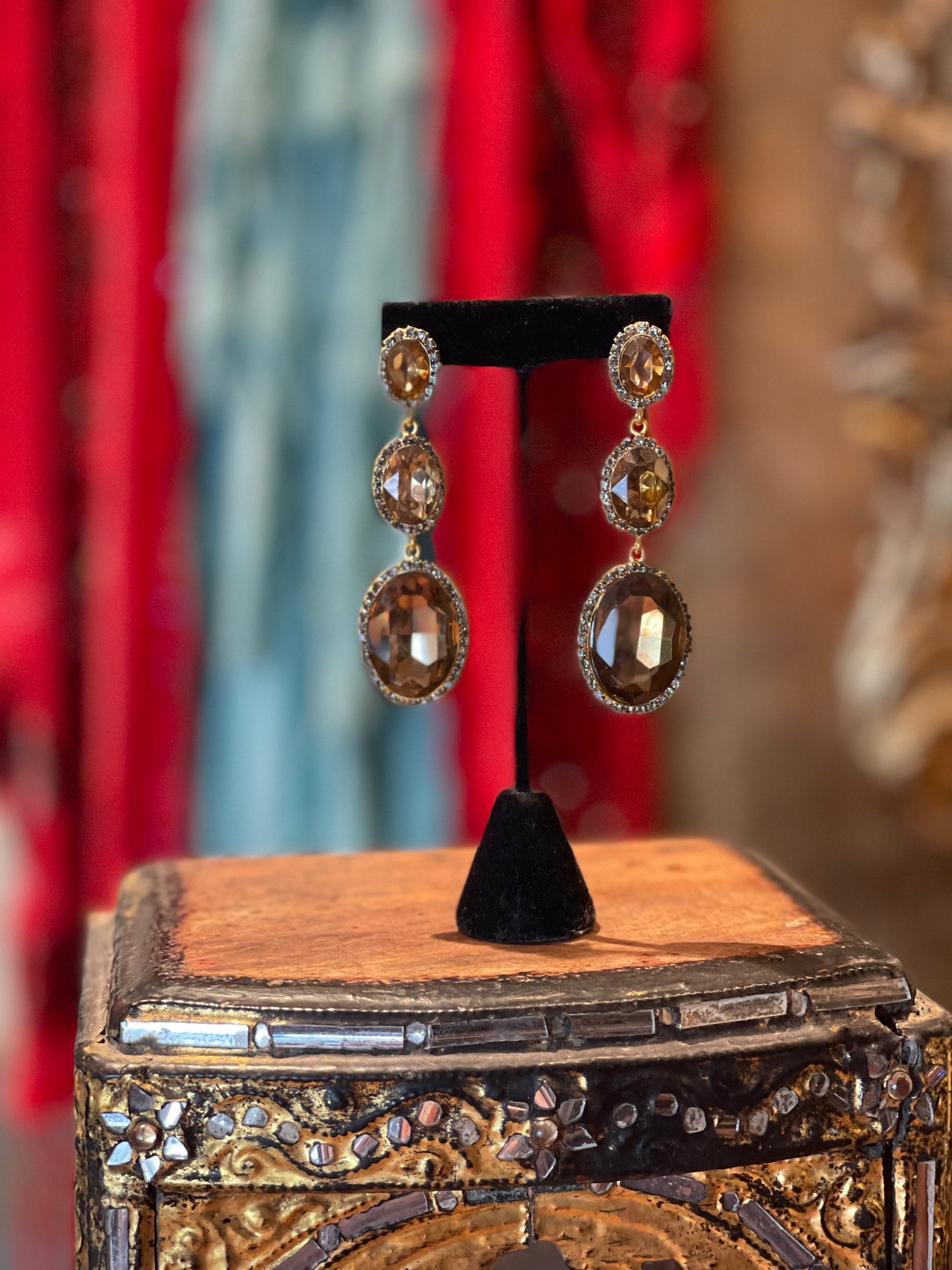 Trio of Topaz Earring