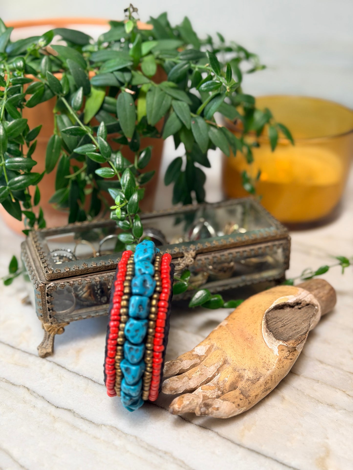 Pirate Cuff in Turquoise