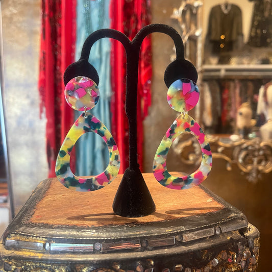 Confetti Drop Earrings