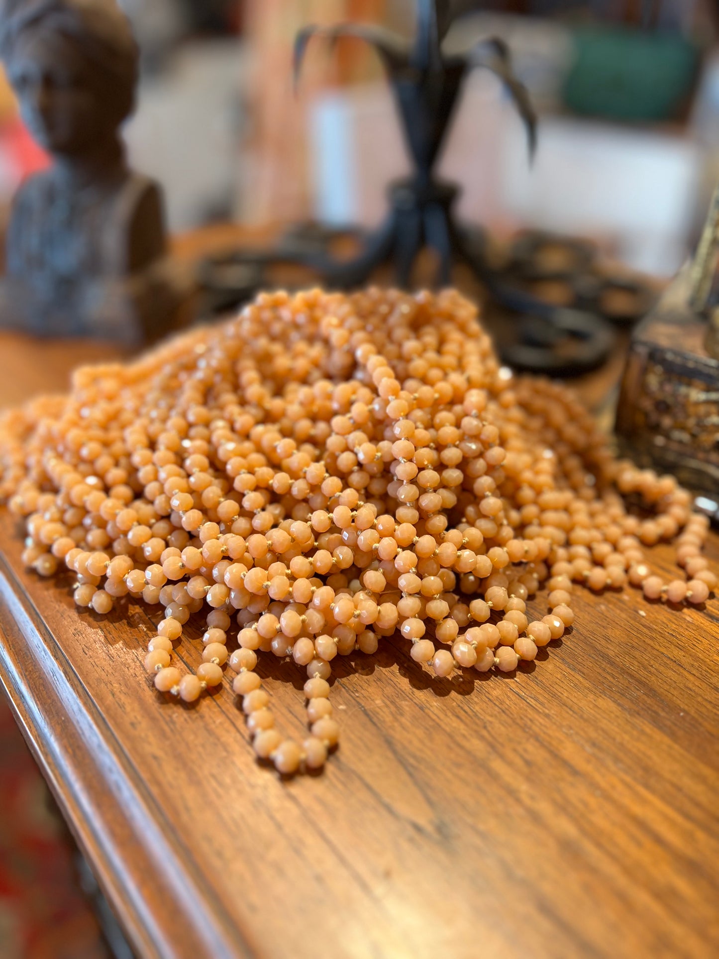 Crystal Strand in Peach