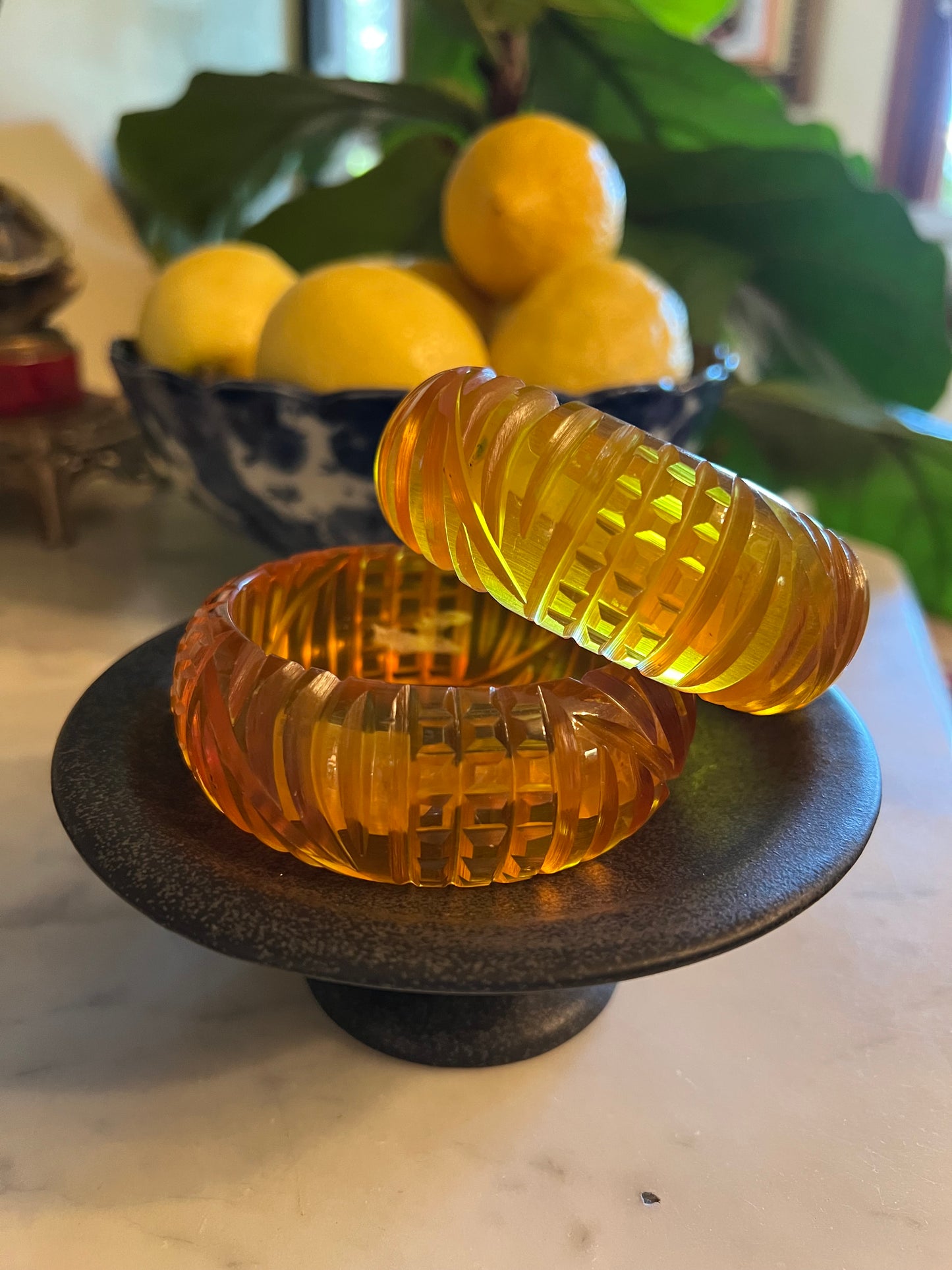 Amber Resin Bangle 710,711,712