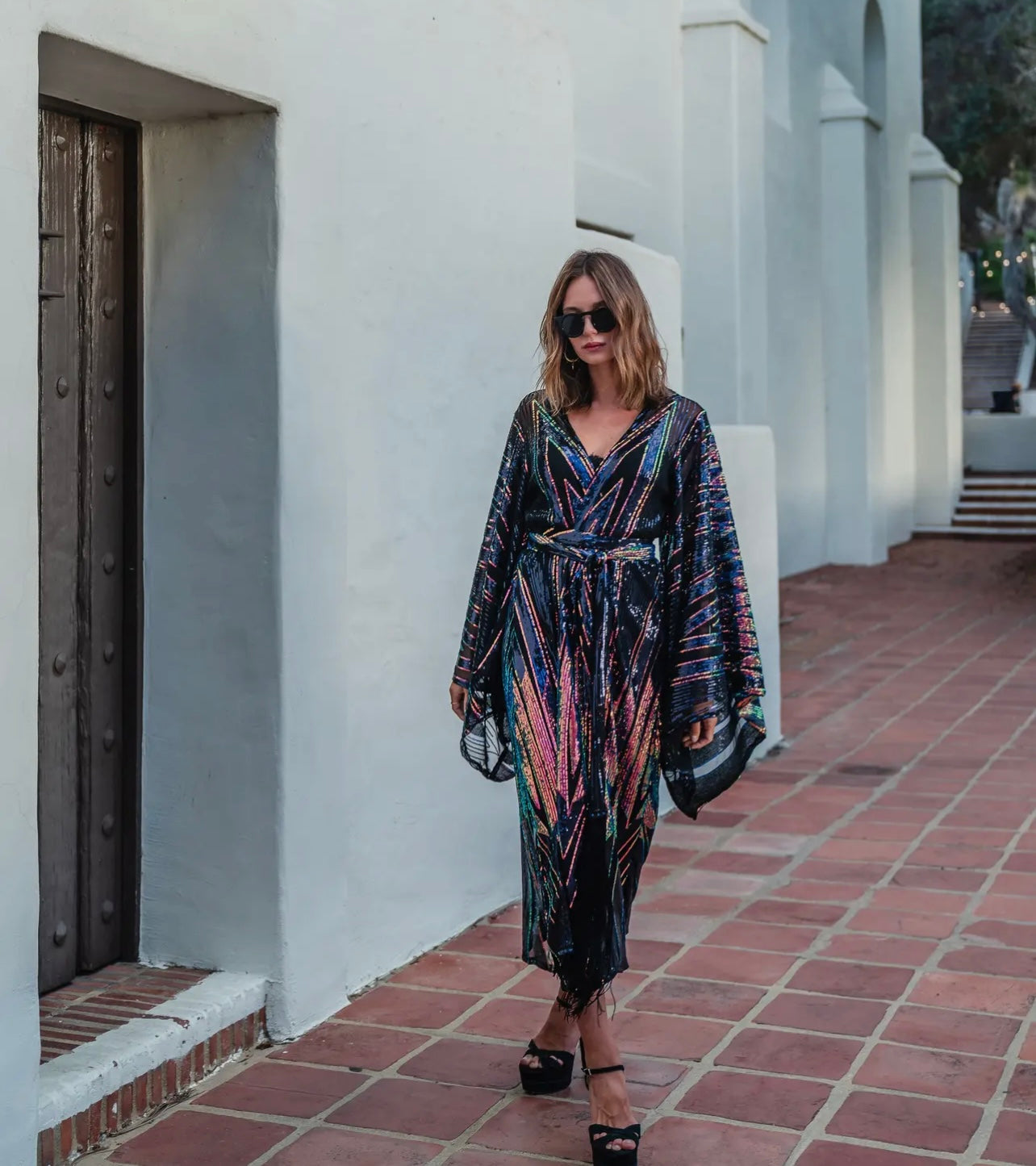Midnight Lotus Kimono by Jennafer Grace