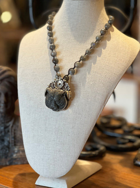 Tiger Labradorite 1111, 1112