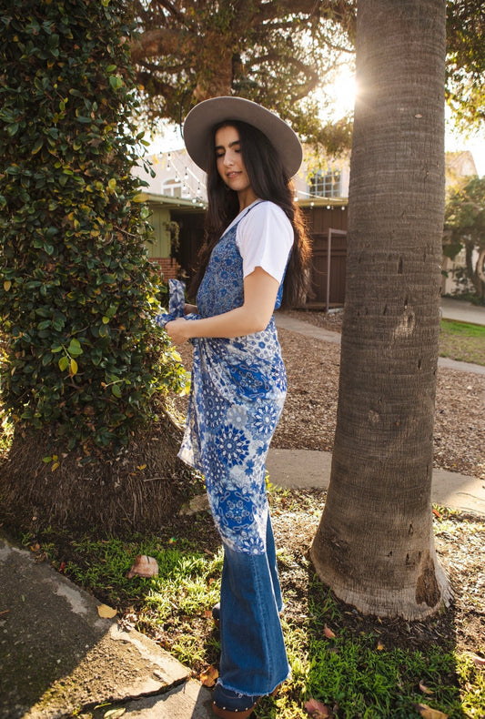 Azul Sarong Scarf by St Jazmin