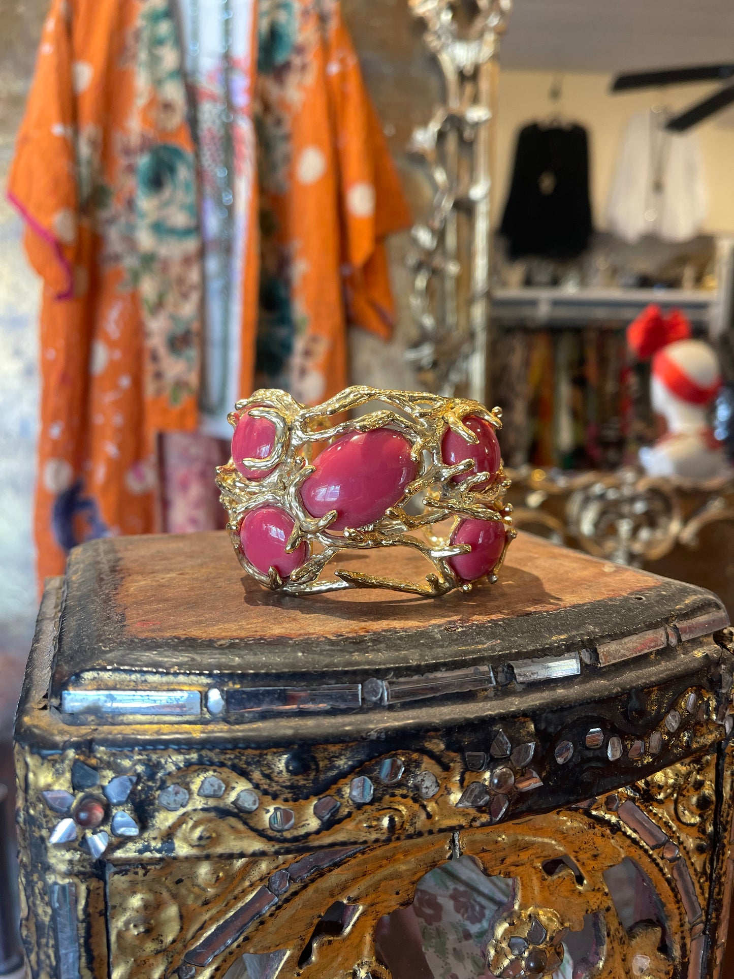 Gold Coral Cuff