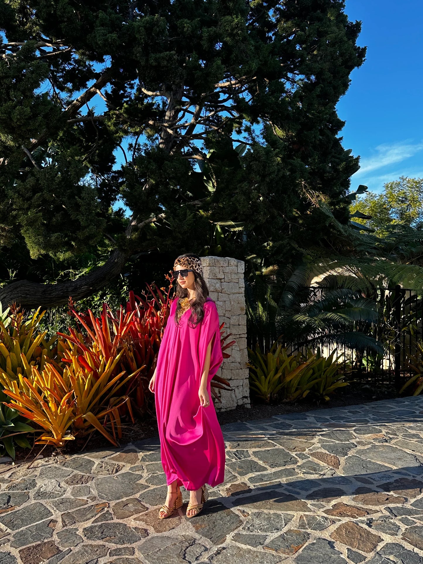 Ravissant Rouge Caftan by Jennafer Grace