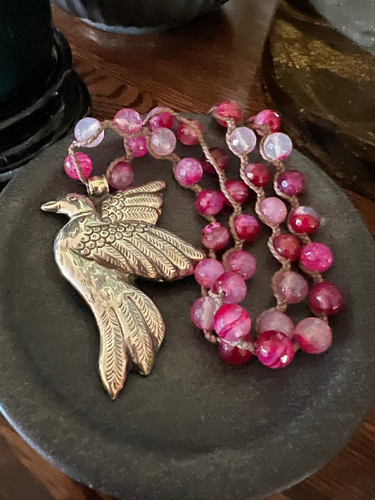 Dove with Pink Quartz 1185, 1186