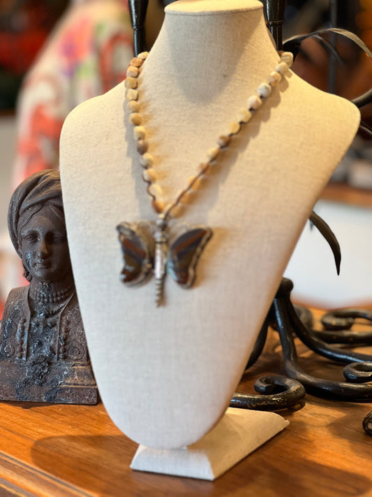 Jasper Butterfly 1221 Necklace