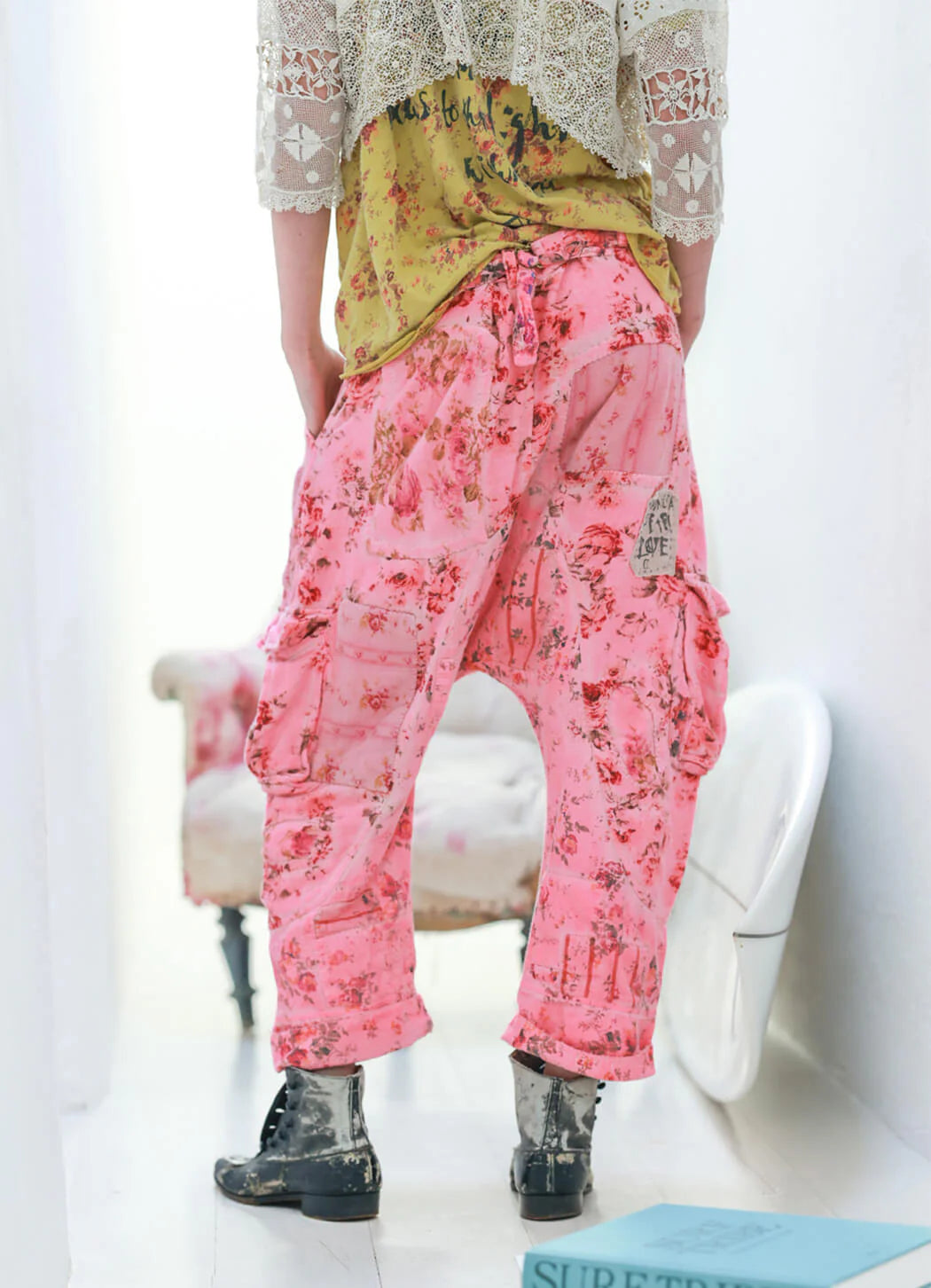 Floral Pasha Cargo Pants 547 by Magnolia Pearl