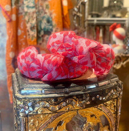 Pink Coral Vine Headband