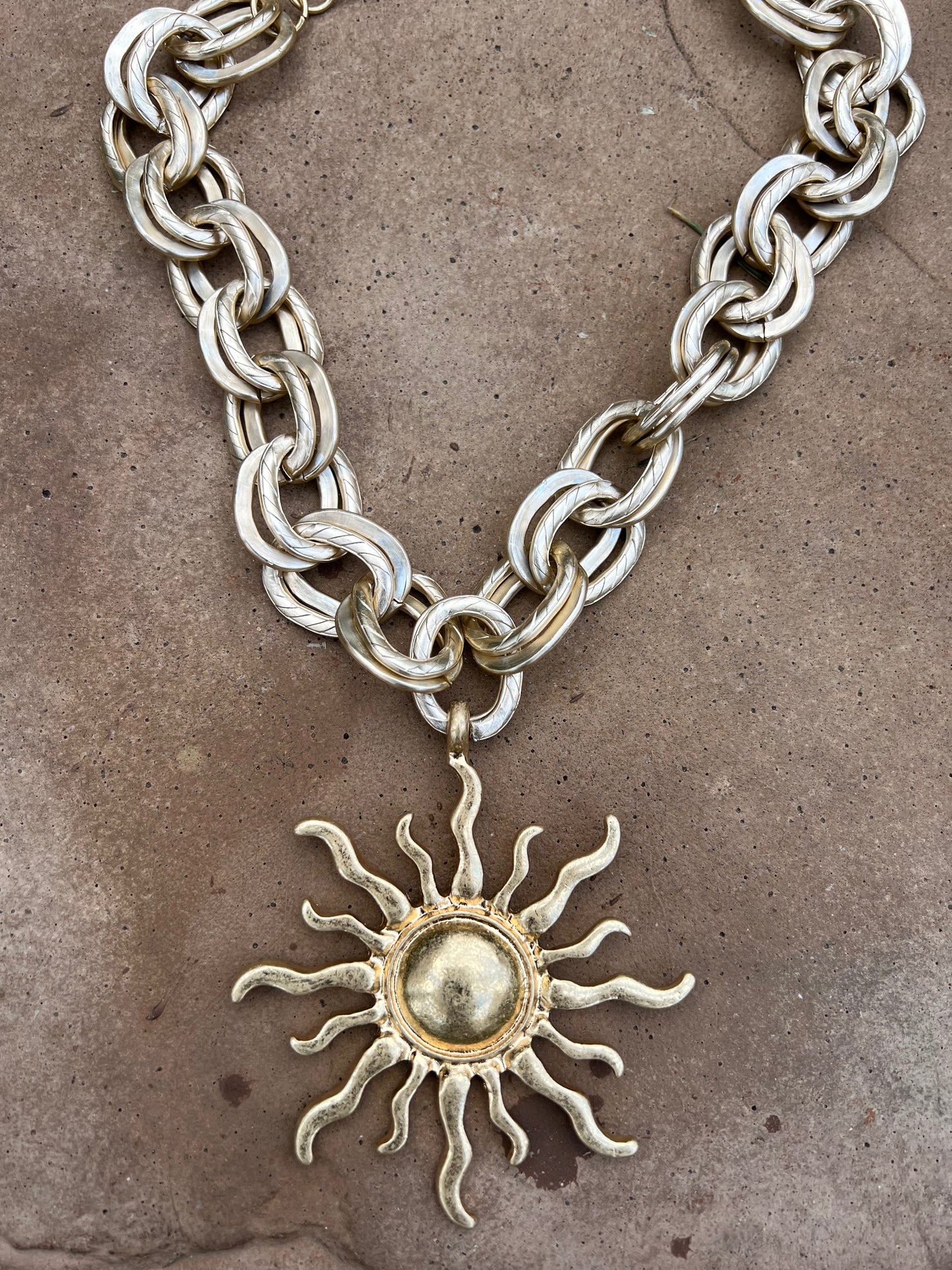 Golden Sun Necklace