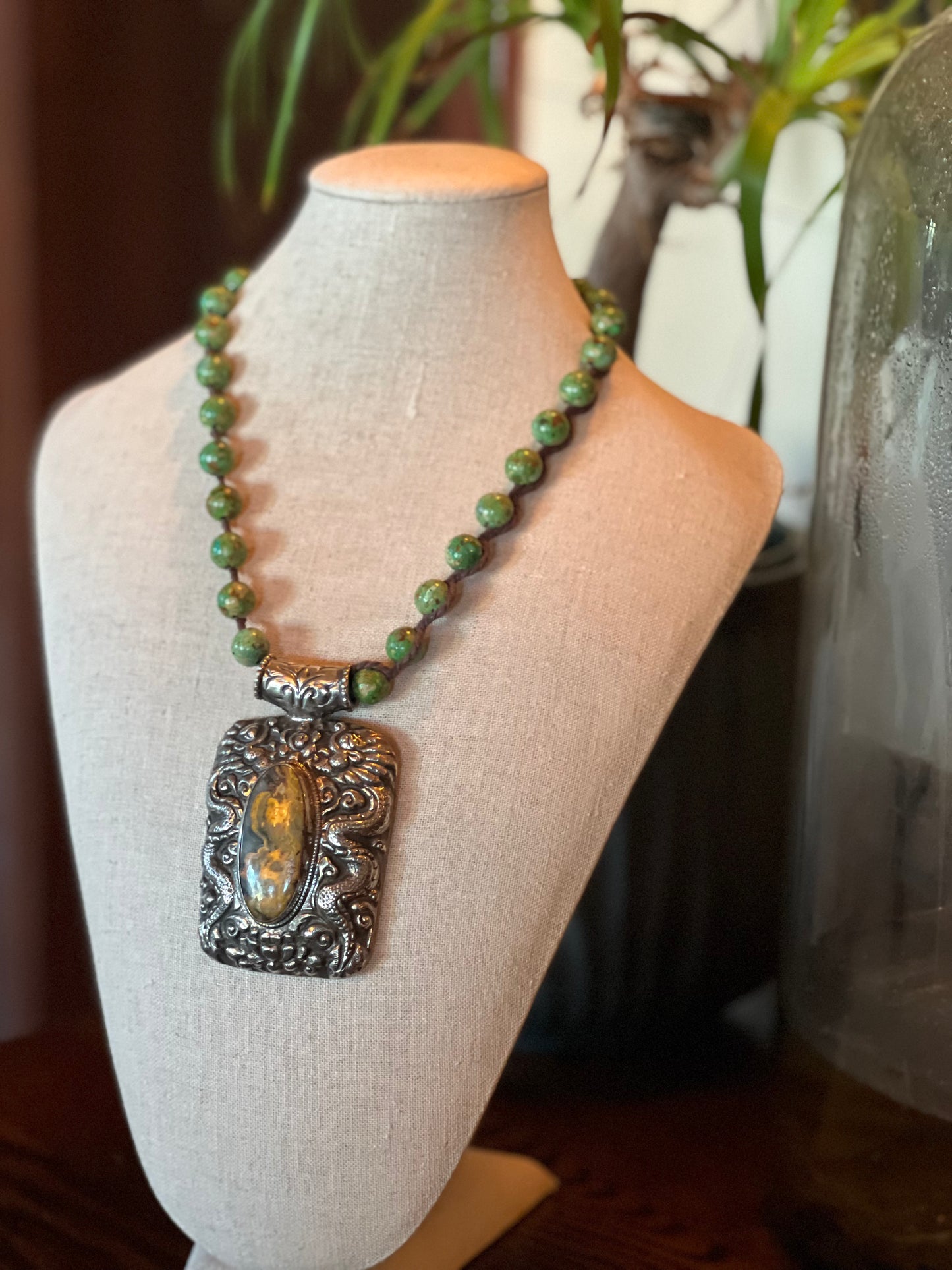 Bumble Bee Jasper 1290 Necklace