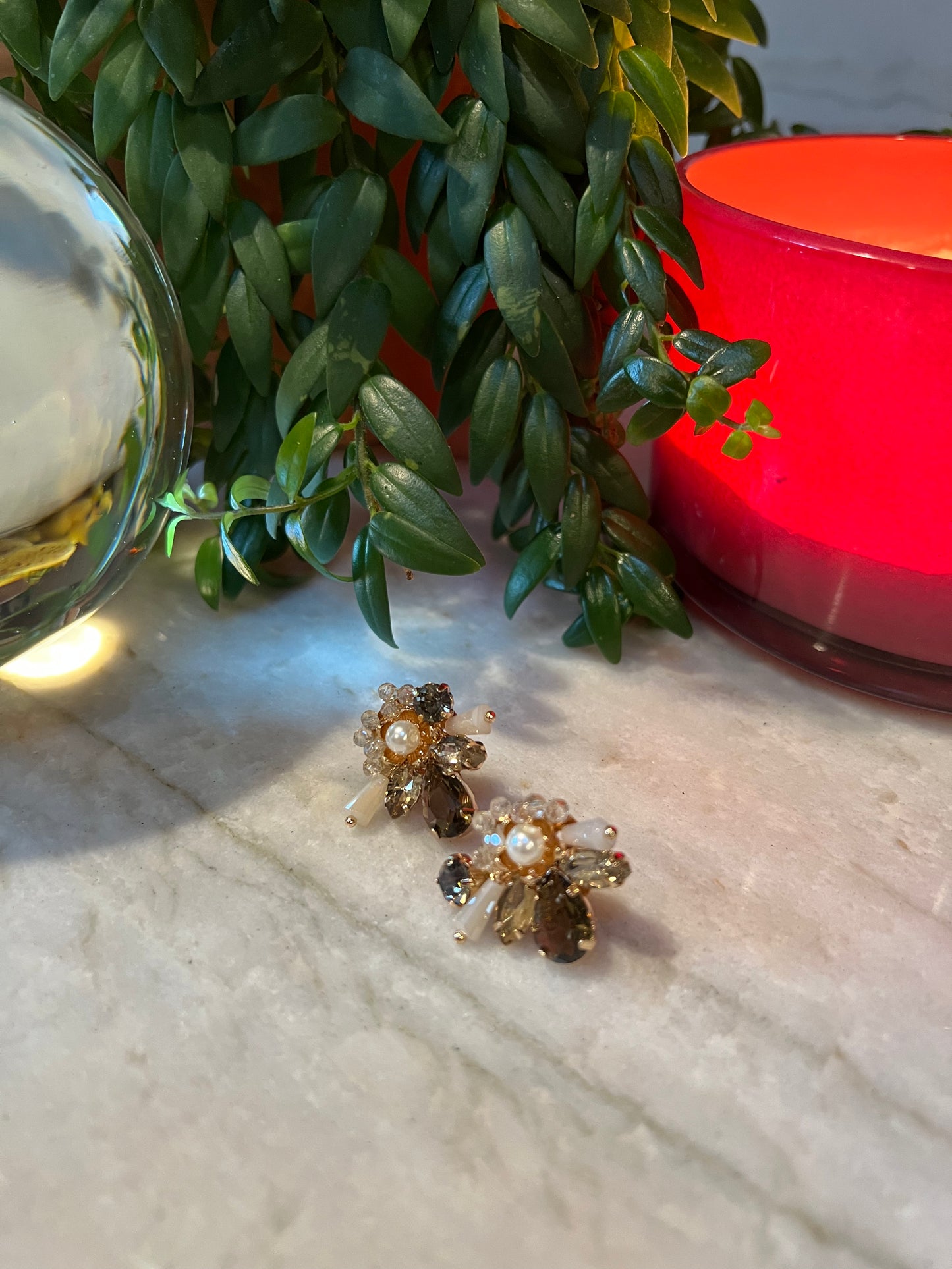 Dream Earring in Smoky Topaz