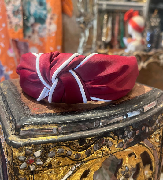 Merlot Stripe Headband