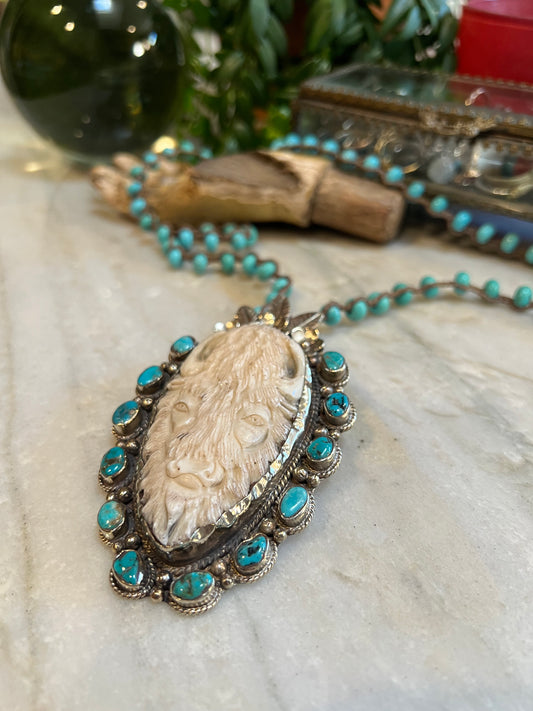 Buffalo Necklace 1343