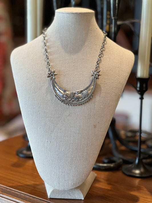 Crescent Moon Plated Bronze 13000