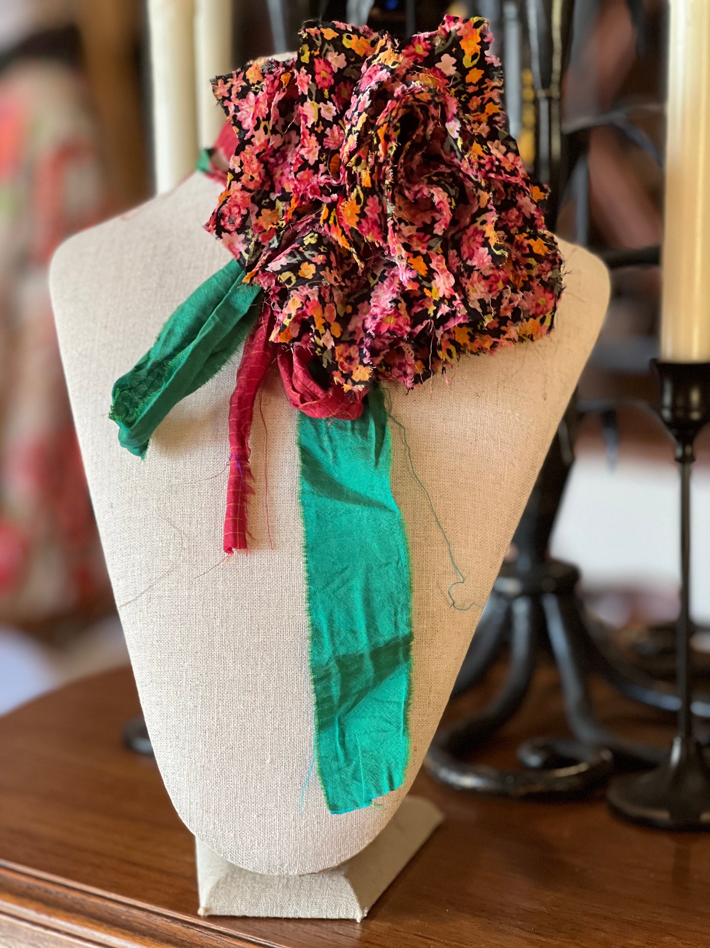 Tattered Rose Clip in Flower Party