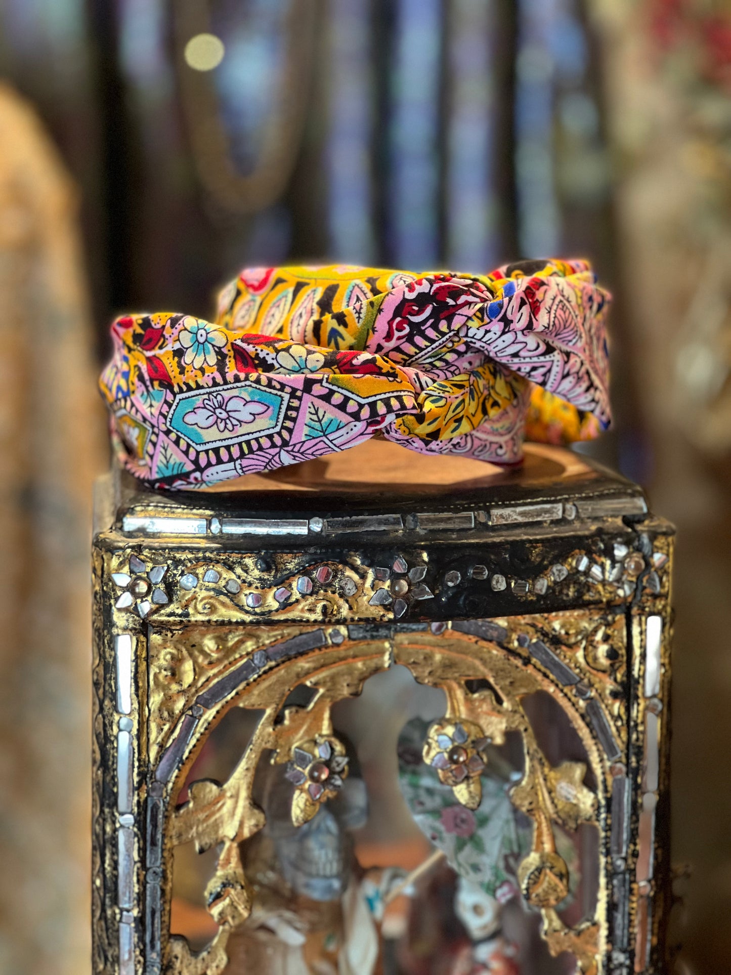 Headband in Floral Paisley