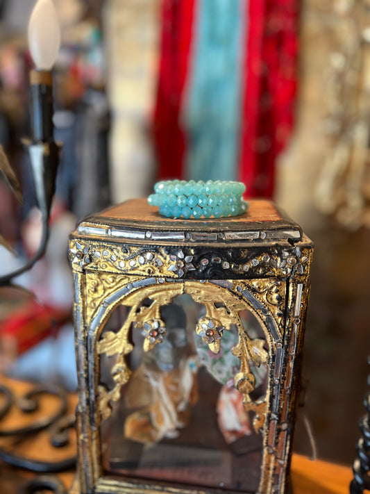 Aqua Crystal Bracelet