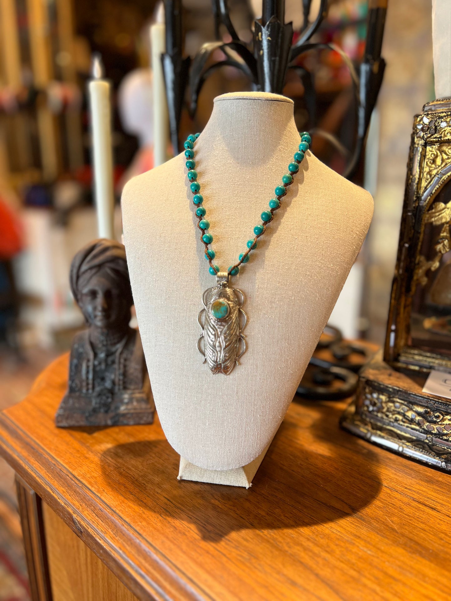 Cicada with Turquoise Stones 1430,1431