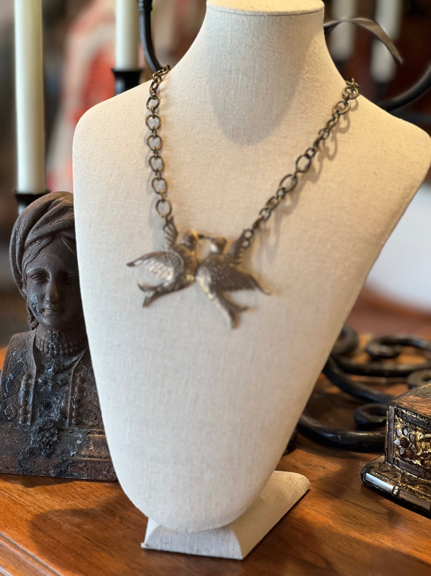 Bronze Love Birds 1483