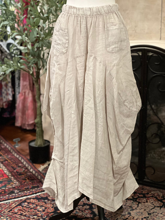 Pocket Skirt in Natural