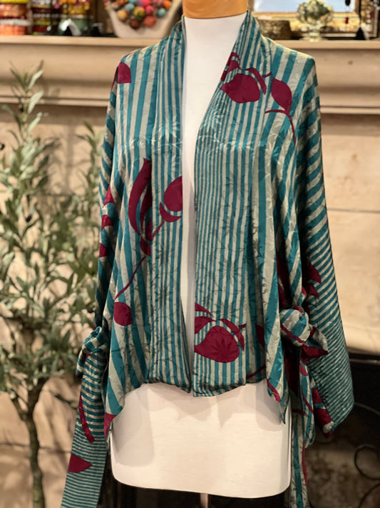 Tie Top in Pirate Rose