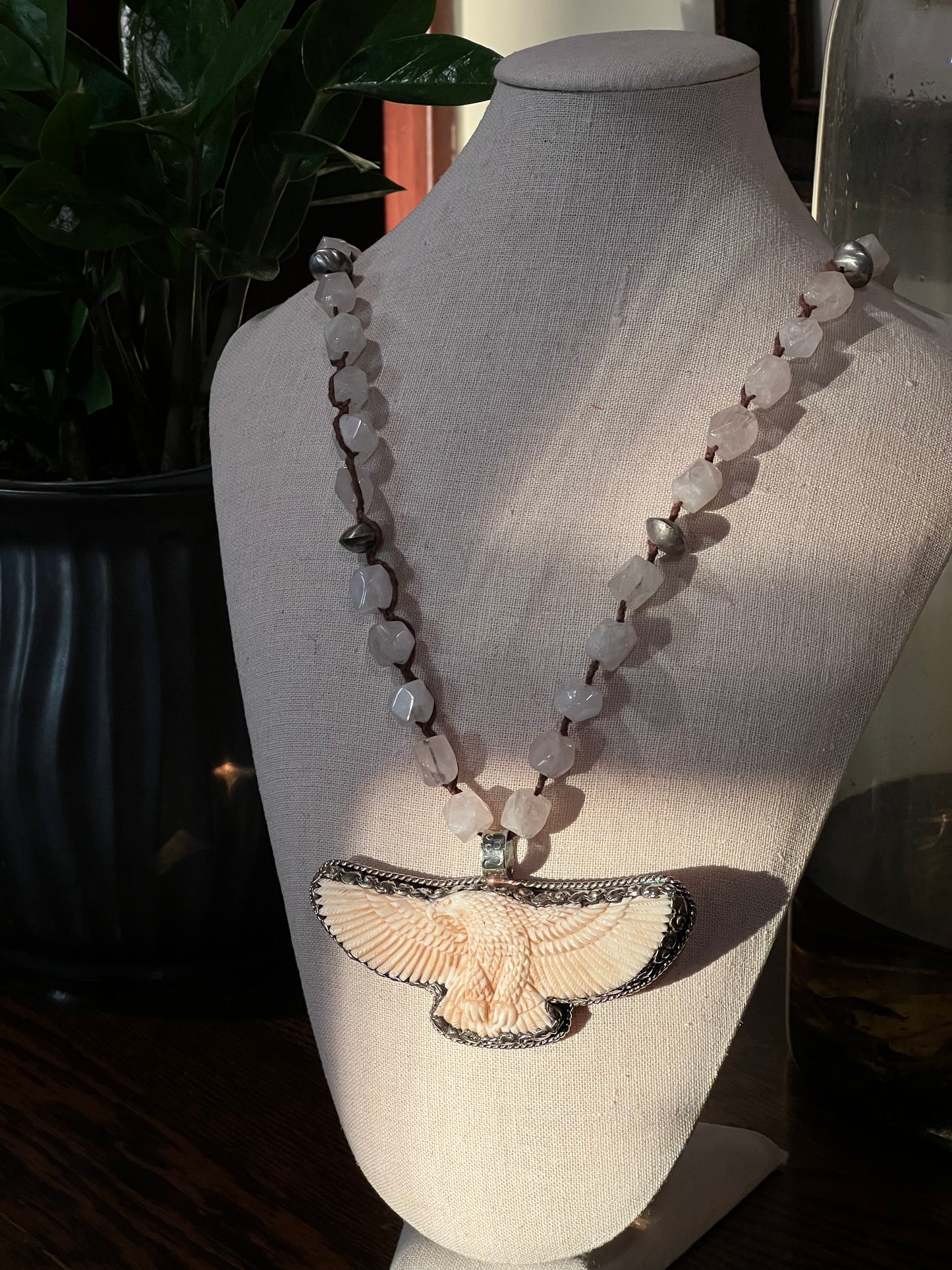 Fly Like An Eagle in Pink Quartz 1475