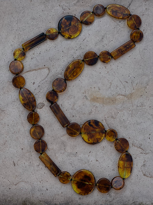 Tortoise Dot Necklace