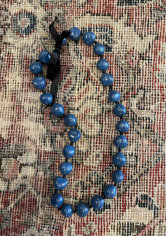 Nutty Necklace in Blue