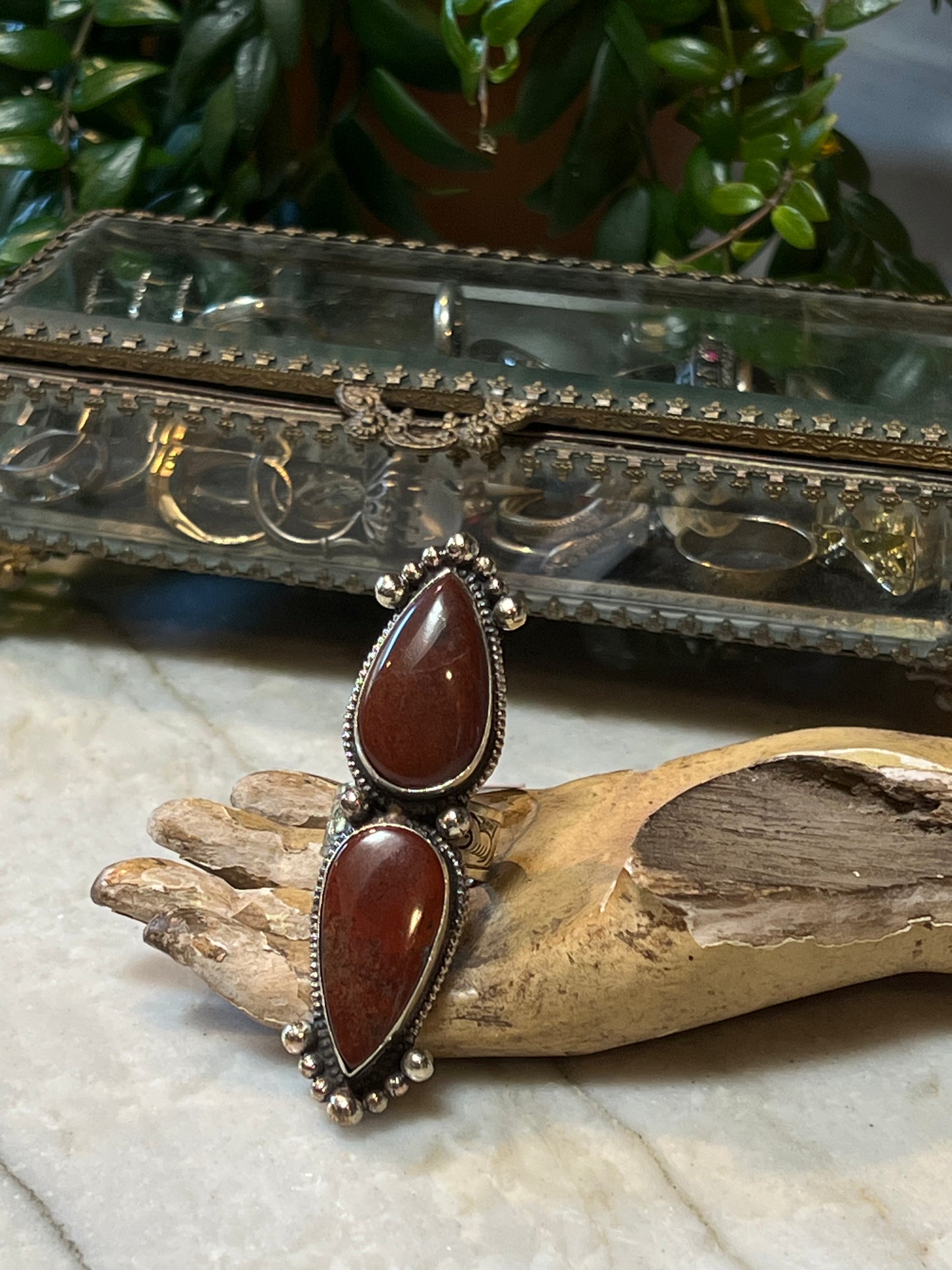 Red Jasper Ring 1648