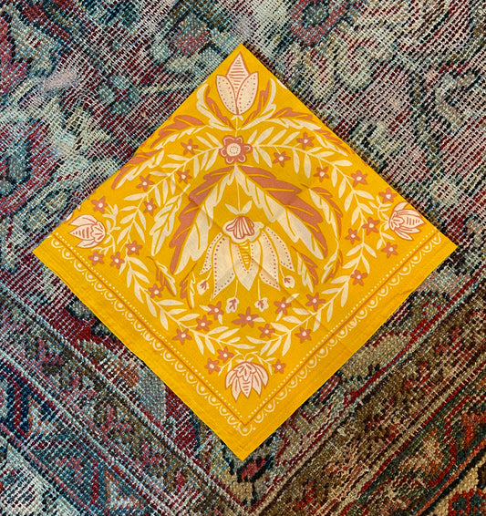 Golden Lotus Bandana