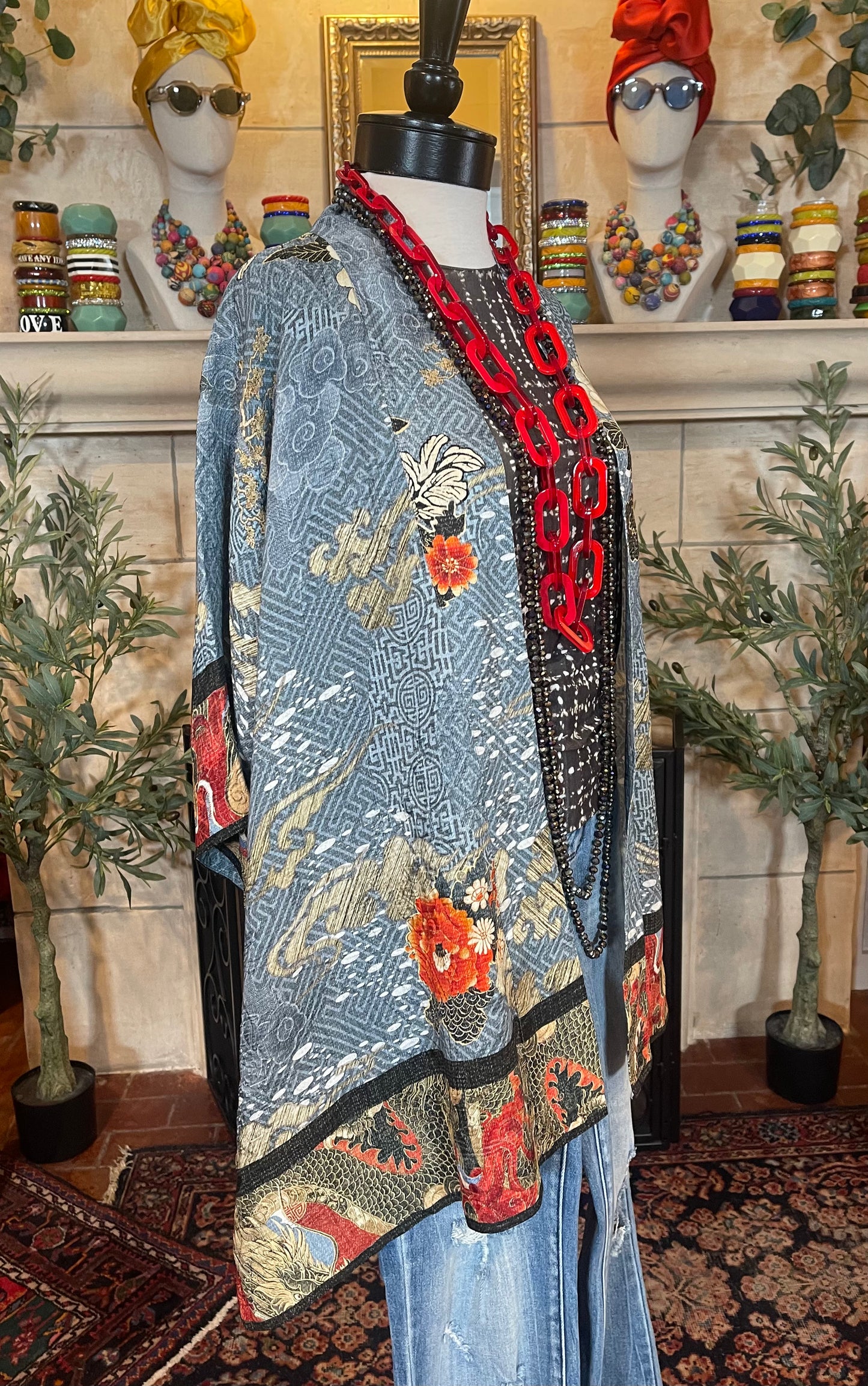 Water Garden Kimono