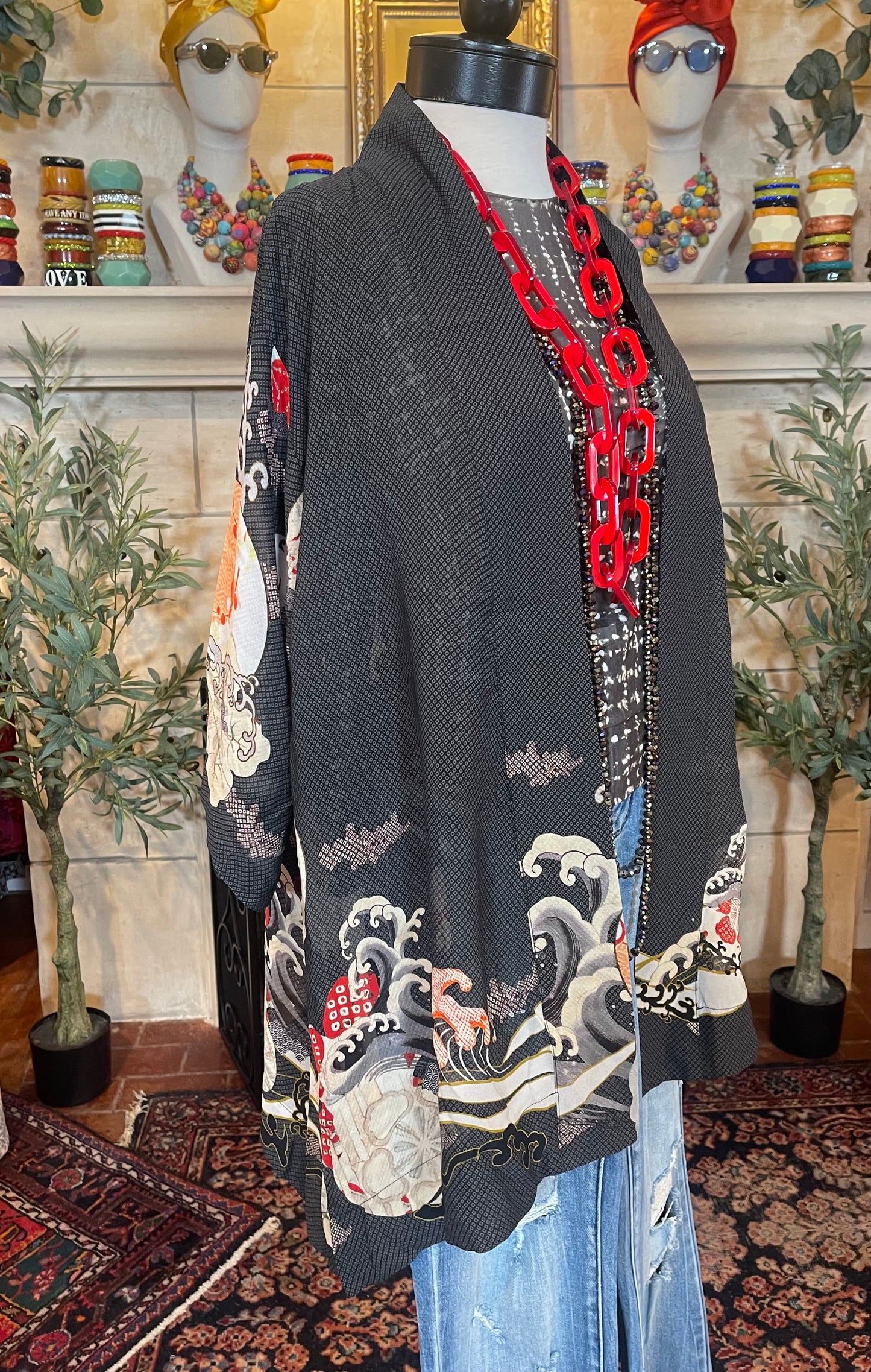Lunar Wave Kimono