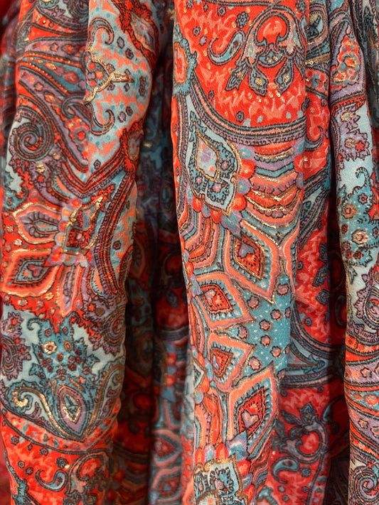 Coral Sea Sarong – Chateau Bel Age Boutique (view 2)