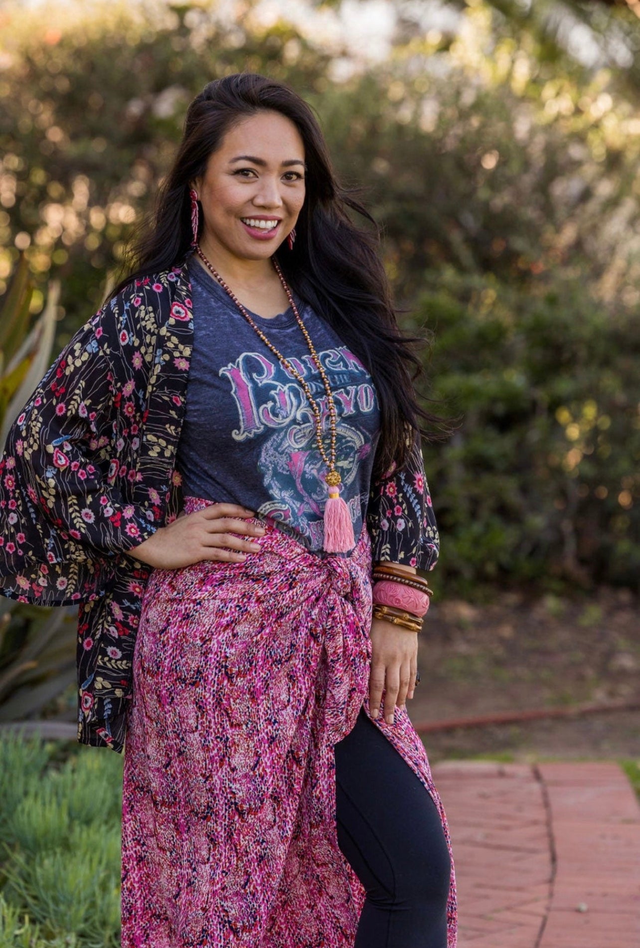 Pink Watercolor Sarong by Sarong Social Club