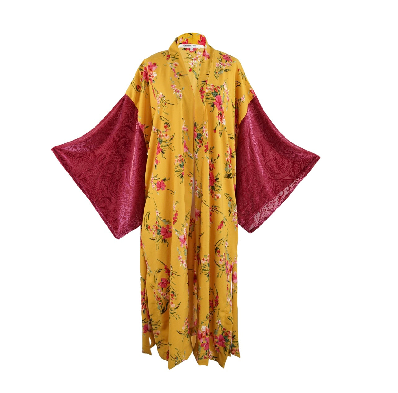Tara Flora Canary Kimono by Jennafer Grace
