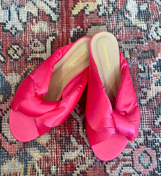 Barbie Kicks in Hot Pink Satin