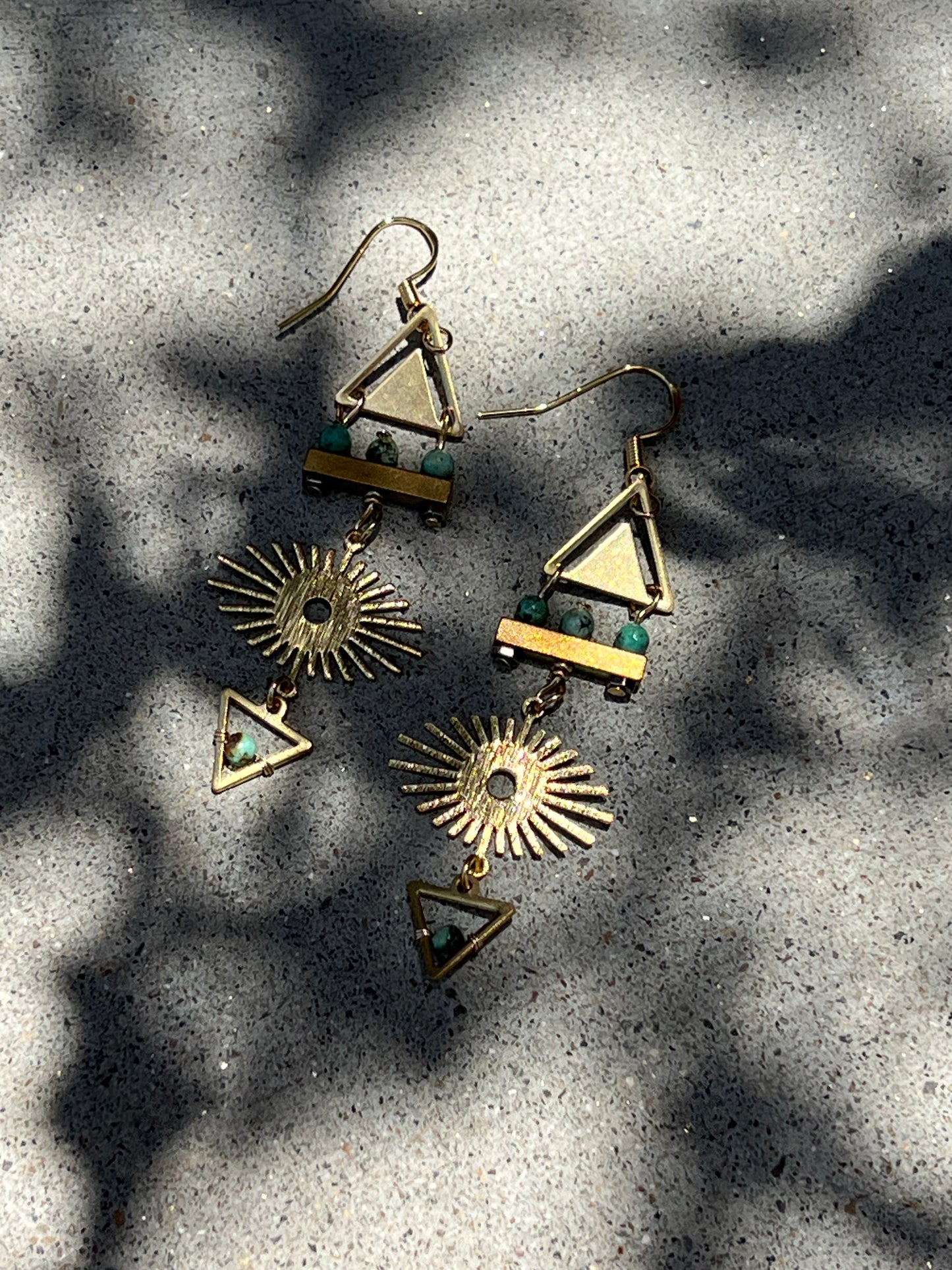Golden Eye Earring