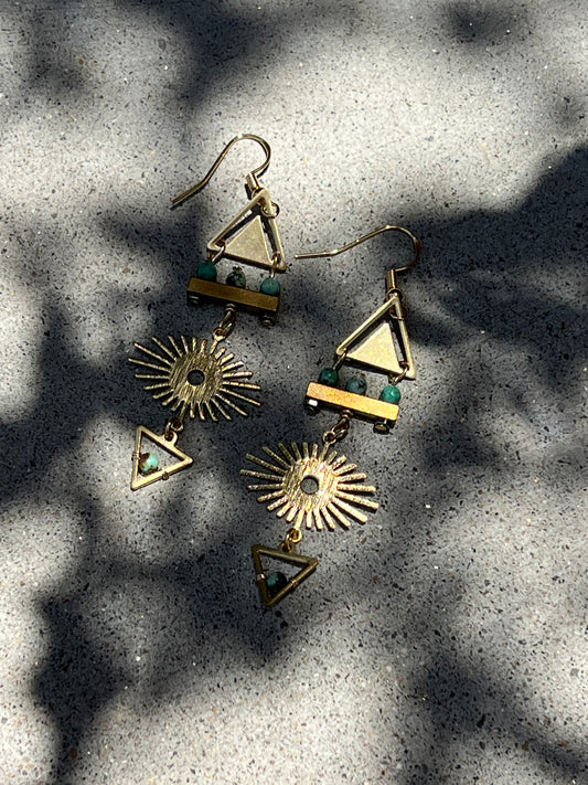 Golden Eye Earring