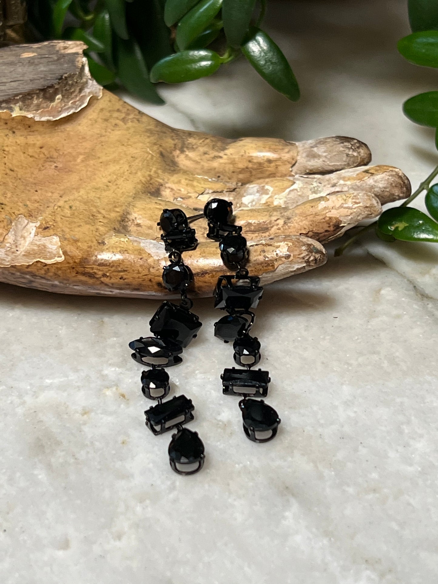 Petite Jet Dangle Earring