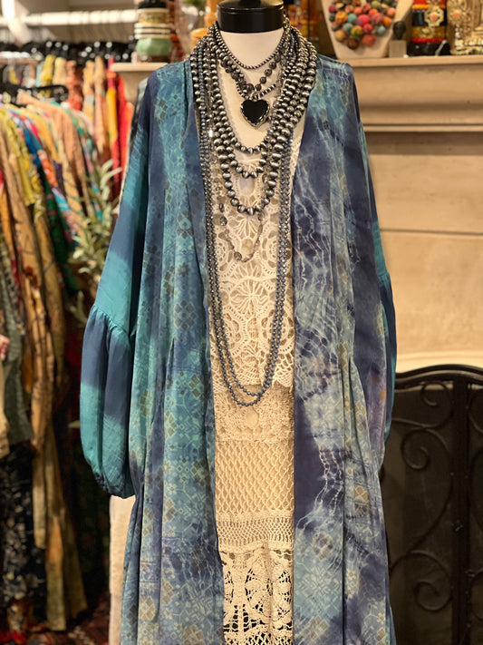 Evermore Duster in Blue Heaven