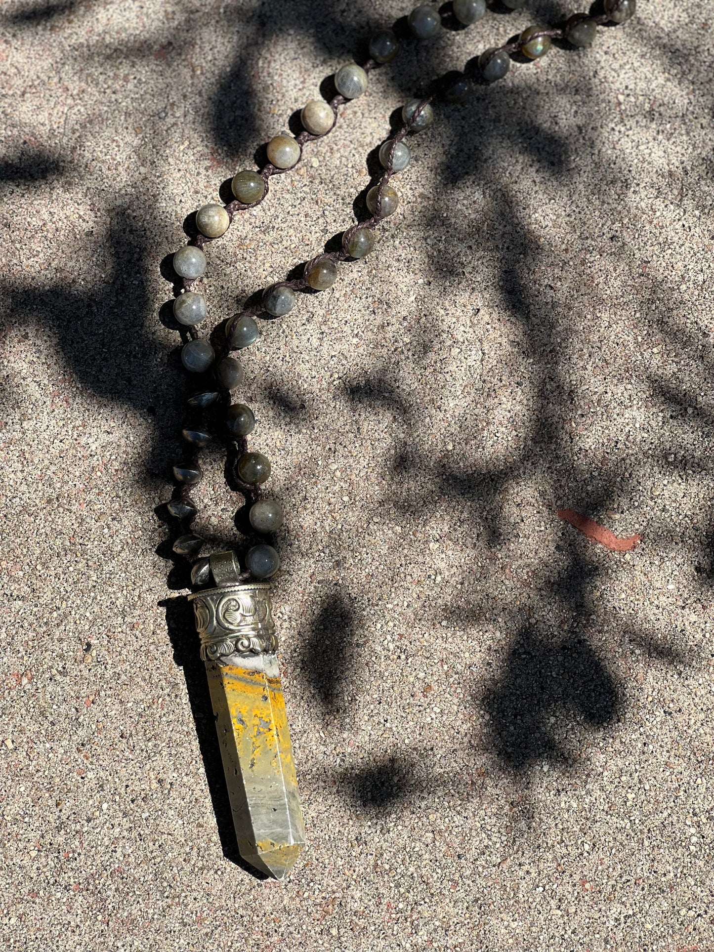 Shard Necklace on Labradorite 1640